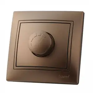 купить Светорегулятор СП 1000Вт Mira свет. корич. перламутр. LEZARD 701-3131-157
