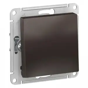 купить Выключатель 1-кл. СП AtlasDesign 10А IP20 (сх. 1) 10AX с самовозвратом механизм мокко SE ATN000615