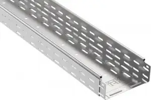 купить Лоток листовой перфорированный 300х80 L3000 сталь 0.8мм IEK CLP10-080-300-3