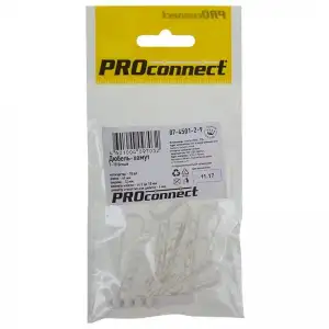 купить Дюбель-хомут 5-10 бел. (уп.10шт) PROCONNECT 07-4501-2-9