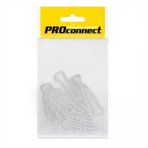 купить Дюбель-хомут 5-10 прямоуг. бел. (уп.10шт) PROCONNECT 07-4611-9
