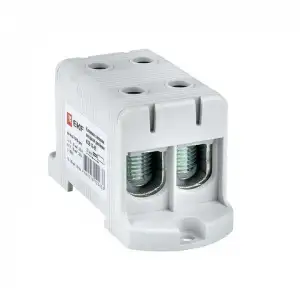 купить Клемма силовая вводная двойная КСВ 16-95кв.мм сер. EKF plc-kvs2-16-95-grey