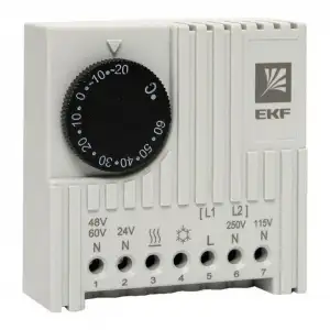 купить Термостат NO/NC (охлаждение/обогрев) на DIN-рейку 5-10А 230В IP20 PROxima EKF thermo-no-nc-din