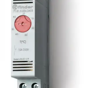 купить Термостат модульный промышленный NC контакт -20... + 40град. 7T FINDER 7T8100002401