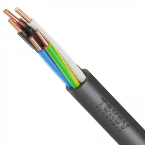купить Кабель TOKOV ELECTRIC ВВГнг(А)-LS 5х6 ОК (N PE) 0.66кВ (м) УТ000028410