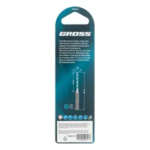 купить Сверло универсальное, Multipurpose PRO, 6-гр. хвостовик, 4мм Gross
