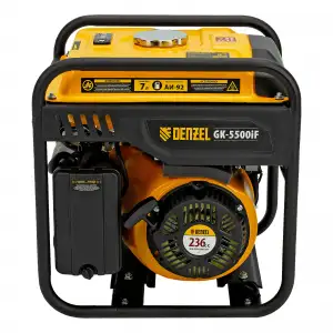 купить Генератор инверторный GK-5500iF, 5,5 кВт, 230 В, ручной старт DENZEL
