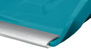 купить GRINDA Alu-600, ширина 590 мм, пластиковая, с алюминиевой планкой, V-ручка, снеговая лопата, PROLine (39942)