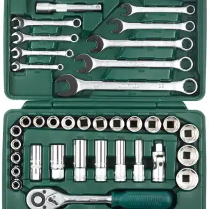 купить KRAFTOOL Expert 38, 38 предм., (1/2″), универсальный набор инструмента (27886-H38)