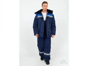 купить Костюм (куртка+п/к) утепленный 'Легион-К' (синий+василек, грета) р-р 48-50 рост 182-188, РФ