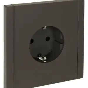 купить Розетка СП FORTE&PIANO FP316 16А с заземл. без защ. шторок винт. крепл. сер. IEK FP-R11-16-K03