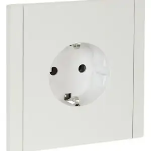 купить Розетка СП FORTE&PIANO FP214 16А с заземл. без защ. шторок безвинт. крепл. бел. IEK FP-R11-16-1-K01