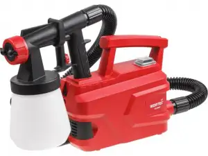 купить Краскораспылитель электрический WORTEX LX PS 0840 в кор. 500 Вт, 750 мл/мин, 0.7 л бак (2.6 мм сопло, 50 DIN, выносной компрессор)