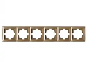 купить Рамка 6-местная бронза, Стиль, Bylectrica (Рамка шестиместная бронза, Стиль)