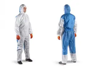 купить Защитный комбинезон JPC56 (р-р XL), Jeta Safety (JPC56 - легкий комбинезон химической защиты из материала MF. На спине - спина из <дышащего> материал)