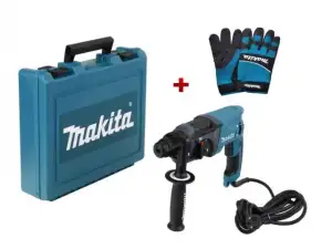 купить Перфоратор MAKITA HR 2470 в чем. + АКЦИЯ перчатки PGH-190280-XL (780 Вт, 2.7 Дж, 3 реж., патрон SDS-plus, вес 2.4 кг)