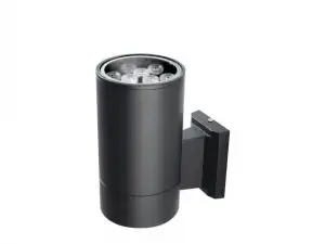 купить Светильник фасадный PWL-200110/30D 1x9w 6500K BL (черный) JAZZWAY (светодиодный, 810 Лм)