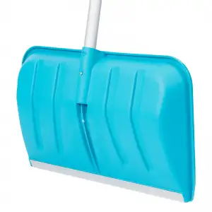 купить Лопата-скрепер для уборки снега, полипропилен, 550х340х1450 мм, алюминиевый черенок, ПВХ, LUXE Palisad