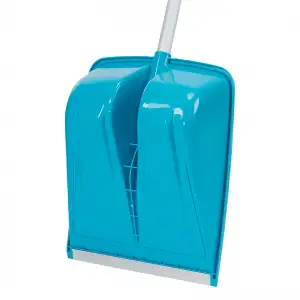 купить Лопата для уборки снега, полипропилен, 365х460х1500мм, алюминиевый черенок, ПВХ накладка, LUXE Palisad