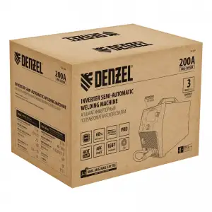 купить Аппарат инвертор. полуавтомат. cварки IMIG-205SDR, 200 А, ПВ 60%, катушка 5 кг Denzel
