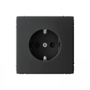 купить Розетка ArtGallery 16А с заземл. со шторками быстрозажим. клем. механизм карбон SE GAL001045S