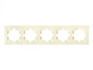 купить Рамка 5-местная бежевая, Стиль, BYLECTRICA