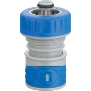 купить Соединение Быстросъемное 3/4" с аквастопом TPR coated для поливочного шланга "H-D" на КАРТОНКЕ