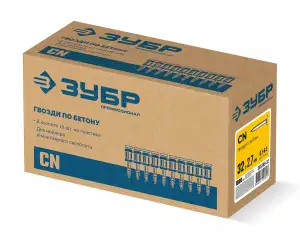 купить ЗУБР CN 32 х 2.7 мм, гвозди по бетону оцинкованные, 1000 шт (305388-32)