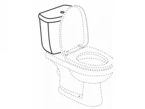 купить Бачок для унитаза-компакт AGIO A, AV Engineering (С арматурой)