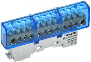 купить Шина нулевая N изол. на универс. держ. 8х12-12-С TEKFOR IEK TF-NN20-12-KL-K07