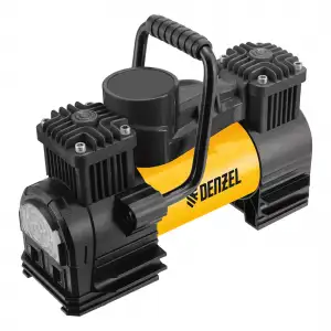 купить Компрессор автомобильный AC-75, 12 В, 10 атм., 75 л/мин, LED Denzel