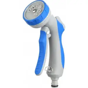 купить Пистолет-распылитель для полива регулируемый 8 функций Plastic, TPR coated "H-D"