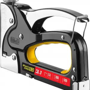 купить STAYER HERCULES-53 тип 53 (A/10/JT21) 23GA(4-14мм)/300/500, стальной мощный степлер (31507)