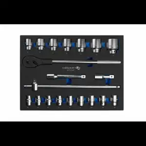 купить Набор инструмента 3/4" в ложементе EVA (20пр) "Hoegert"