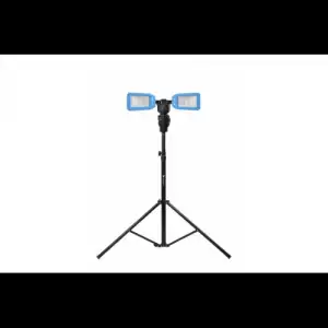 купить Прожектор аккумуляторный светодиодный 10000lm со штативом "Hoegert"