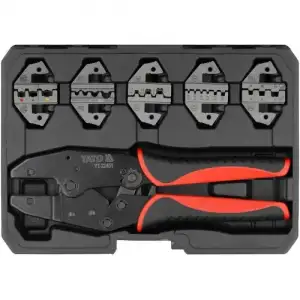 купить Пресс-клещи для обжима наконечников, набор 6пр "Yato"