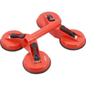 купить Стеклодержатель пластмассовый на 4 присоски 120мм, 120кг. "Yato"