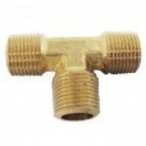 купить Штуцер пневматический T-образный с наружными резьбами 1/2" (латунь) "H-D"