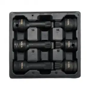 купить Головки-Насадки ударные 1/2" SPLINE M14, M16, M18 (набор 6пр.) "Yato"