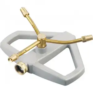 купить Распылитель для полива вращающийся трехрожковый латунный стационарный Zn "H-D"