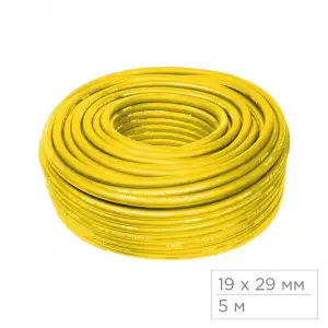 купить Шланг пневматический 19x29 мм, 5 м, ПВХ композитный, усиленный МАСТАК 685-19050