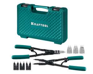 купить KRAFTOOL HEAVY 270 внешний/внутренний, съемник стопорных колец (22814)
