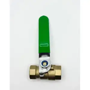 купить Кран воздушный шаровый с внутренними резьбами 1/4" x 1/4" (латунь) "H-D"