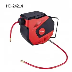 купить Шланг ПВХ пневматический 8.0ммх20м 2.0MPa с наружной резьбой 1/4" на автоматической катушке "H-D"