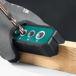 купить KRAFTOOL Woodsniper 121, 6 отверстий 4 - 12 мм, кондуктор для сверления под углом 45° и 90° (30073)