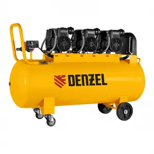 купить Компрессор безмасл. малошумн. DLP-4500/150, 4,5 кВт, 3х1,5 кВт,150 л, 2850 об/мин,750 л/мин Denzel