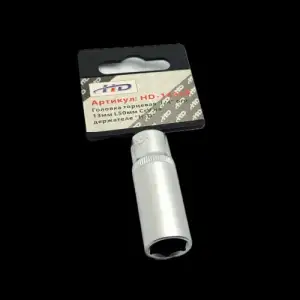 купить Головка торцевая 1/4" 6гр. 13мм L50мм CrV на держателе "H-D"