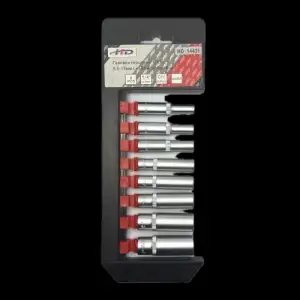 купить Головки торцевые 1/4" 5,5-13мм L=50мм (набор 8пр.) CrV "H-D"