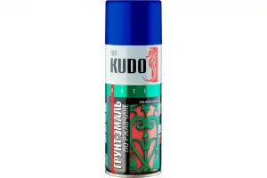 купить Грунт-эмаль по ржавчине синяя RAL 5005 520 мл KUDO