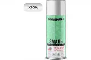купить Эмаль DONEWELL металлик универсальная Хром 520 мл